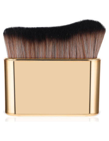 Brocha Kabuki Grande Molain 568600 para Autobronceador - Dorado