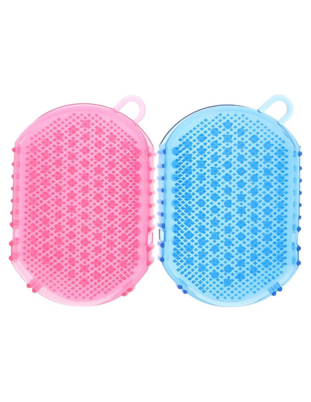 Guantes de Masaje de Silicona Healifty 2 Pcs Exfoliantes PVC