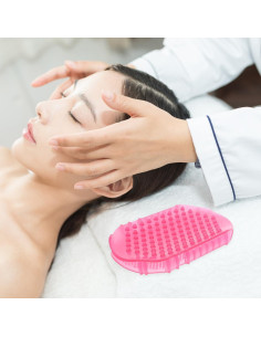 Guantes de Masaje de Silicona Healifty 2 Pcs Exfoliantes PVC 2