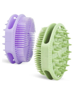 Juego de 2 Esponjas de Silicona HAYSNA Doble Cara Exfoliante