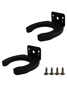 Soporte de Clip para Micrófono 2PCS Metal Negro 43mm ID