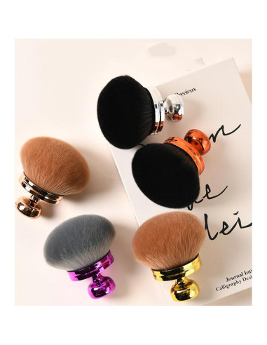 Brocha de Maquillaje Corporal Extra Grande AM RIGHT THIRTY 8.13 cm Oro Rosa