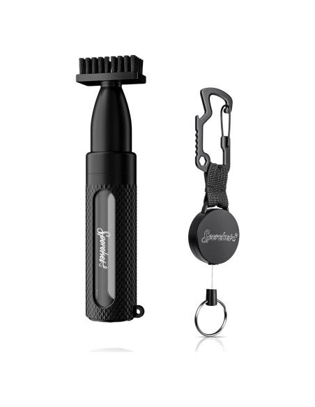 Cepillo Limpiador de Palos de Golf SPOROKET con Botella Presurizada