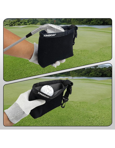 Bolsa de Limpieza XINQIDAI para Palos y Pelotas de Golf - Impermeable, Lavable