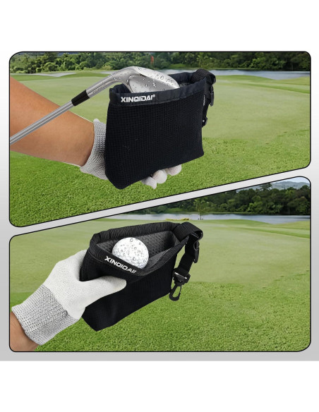 Bolsa de Limpieza XINQIDAI para Palos y Pelotas de Golf - Impermeable, Lavable