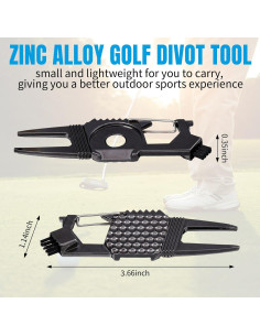 Herramienta de Golf Divot 7 en 1 Poen - Accesorios Multifuncionales 2