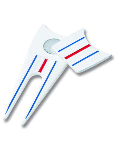 Herramienta de Divot Callaway Triple Track Blanca - Golf