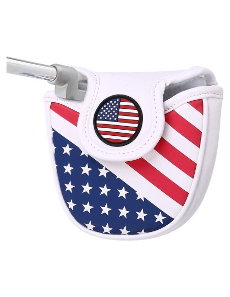 Cubierta de Putter Mallet Barudan Golf USA Magnética 11.94 cm