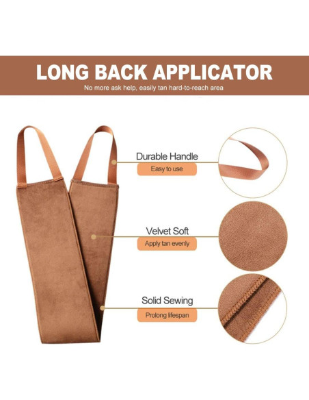 Kit 3 en 1 de Mitones de Autotanning KELILO - Aplicador y Brocha