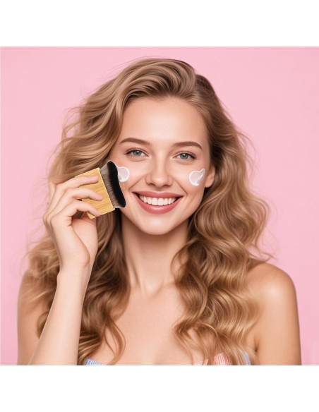 Kit de bronceado automático KELILO - Mitón y cepillo kabuki