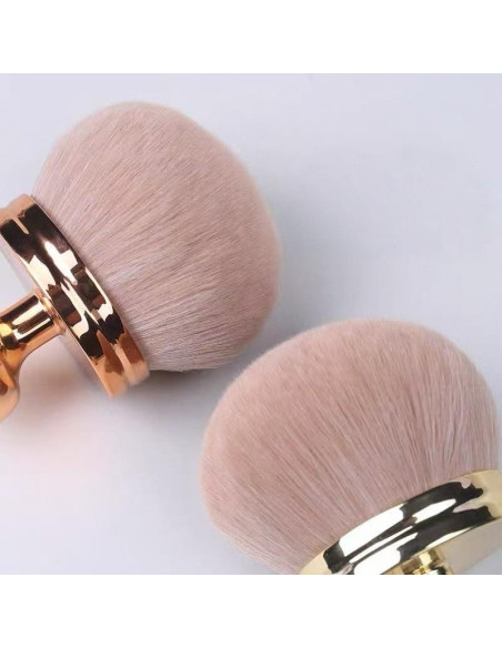 Brocha de Maquillaje Corporal Stlalsa, Cabeza Ancha 66mm, Oro Rosa