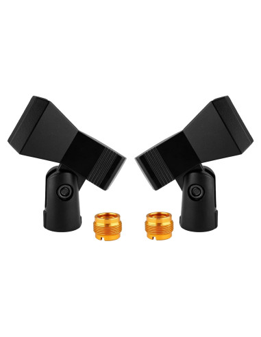 Soporte de Clip de Micrófono Universal Coufce Ajustable Negro