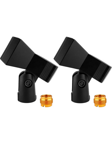 Soporte de Clip de Micrófono Universal Coufce Ajustable Negro