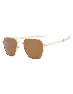 Gleyemor Gafas de Sol Aviador Polarizadas 55mm Marrón