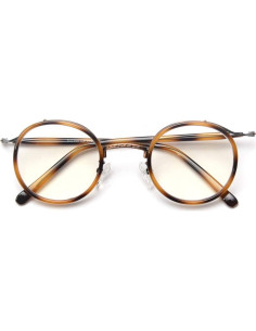 Gafas Redondas Kachawoo Acetato UV400 Unisex Estilo Retro 2