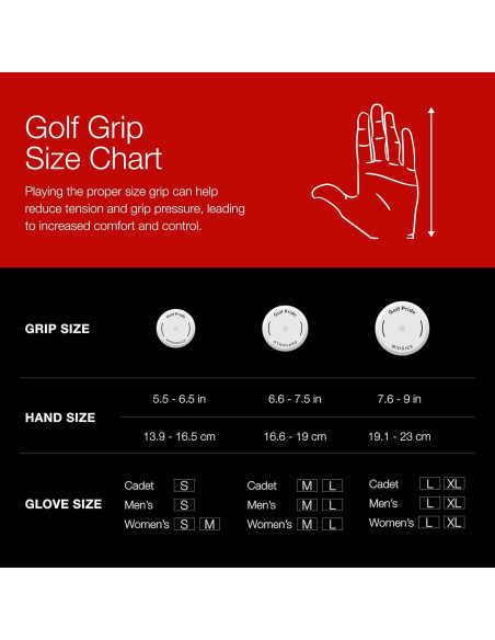 Agarre de Golf Golf Pride Tour Wrap 2G - Caucho Negro Mediano