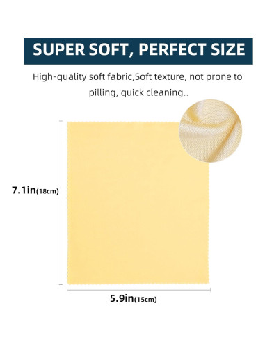 Paños de Microfibra AIMI - 24 Colores 15x18 cm para Limpiar