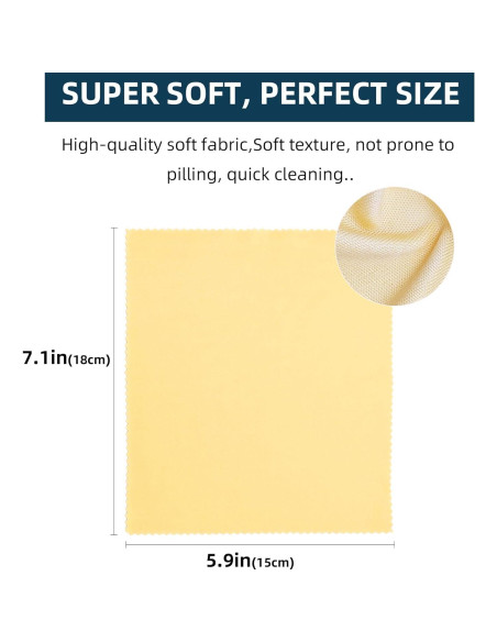 Paños de Microfibra AIMI - 24 Colores 15x18 cm para Limpiar