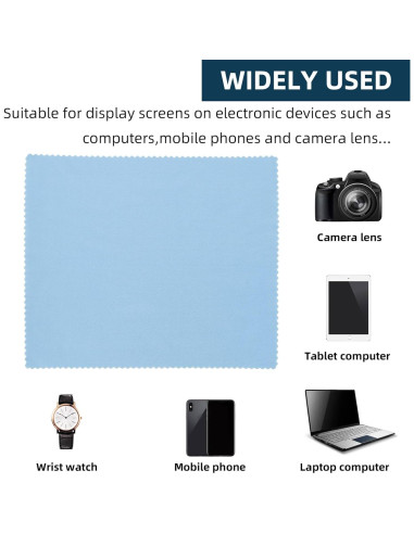 Paños de Microfibra AIMI - 24 Colores 15x18 cm para Limpiar