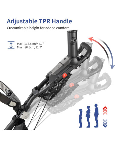 Carrito de Golf Plegable Caddytek Explorer V8 6.8 kg Gris Oscuro