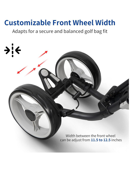 Carrito de Golf Plegable Caddytek Explorer V8 6.8 kg Gris Oscuro