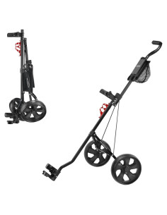 Carro de Golf Plegable Caddytek CaddyLite 5.8 - 2 Ruedas, Ligero y Ergonómico