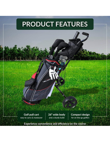Carro de Golf Plegable Caddytek CaddyLite 5.8 - 2 Ruedas, Ligero y Ergonómico