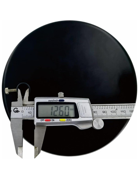 Base de Lámpara de Escritorio BreSii Redonda 19.05 cm Negra