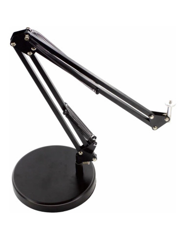 Base de Lámpara de Escritorio BreSii Redonda 19.05 cm Negra