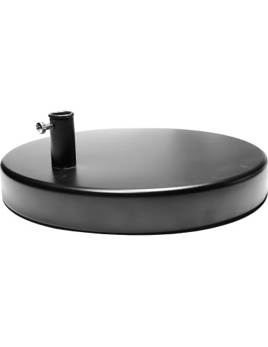 Base de Lámpara de Escritorio BreSii Redonda 19.05 cm Negra