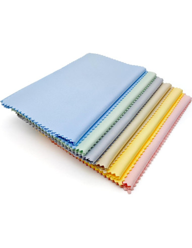 Paños de Microfibra AIMI - 24 Colores 15x18 cm para Limpiar