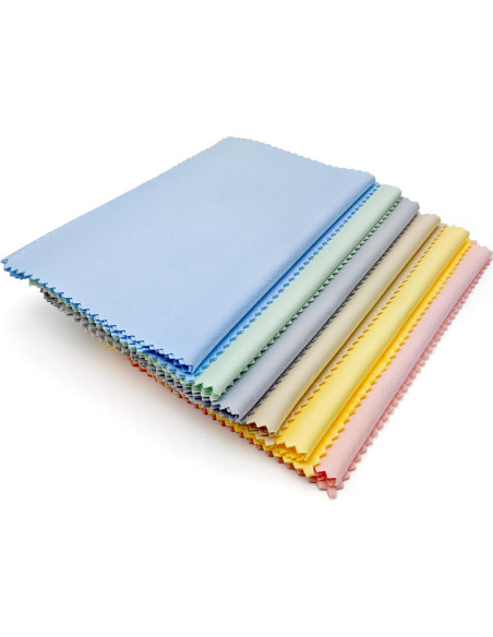 Paños de Microfibra AIMI - 24 Colores 15x18 cm para Limpiar