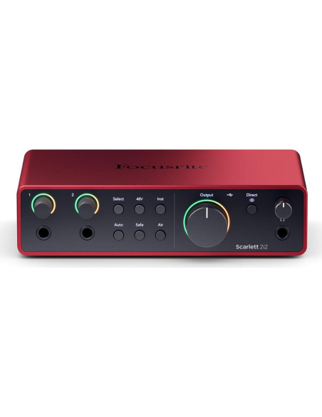 Interfaz de Audio USB Focusrite Scarlett 2i2 Studio 4ta Gen