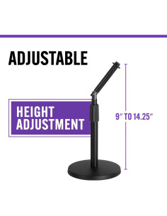 Soporte de Micrófono de Escritorio On-Stage DS8200 Ajustable 2