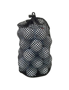 Bolsa de Malla para Pelotas de Golf Mwrenqei 15x28 cm Negra