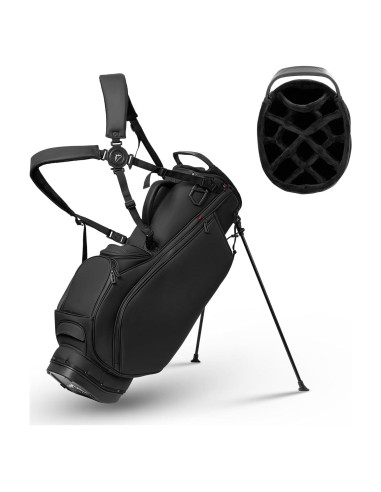 Bolsa de Golf de Pie UNIHIMAL Glint002 14 Vías Cuero Sintético