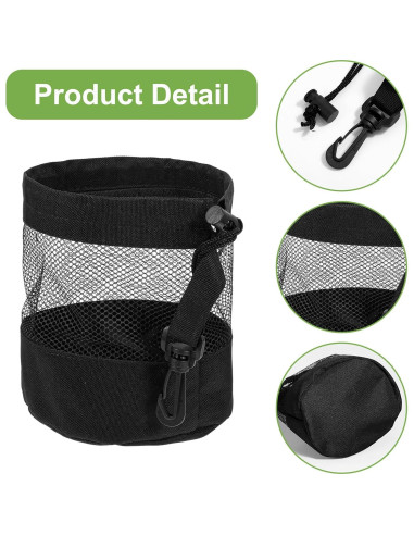 Bolsa de Almacenamiento para Pelotas de Golf Ymapinc 2 Piezas