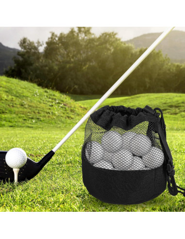 Bolsa de Almacenamiento para Pelotas de Golf Ymapinc 2 Piezas