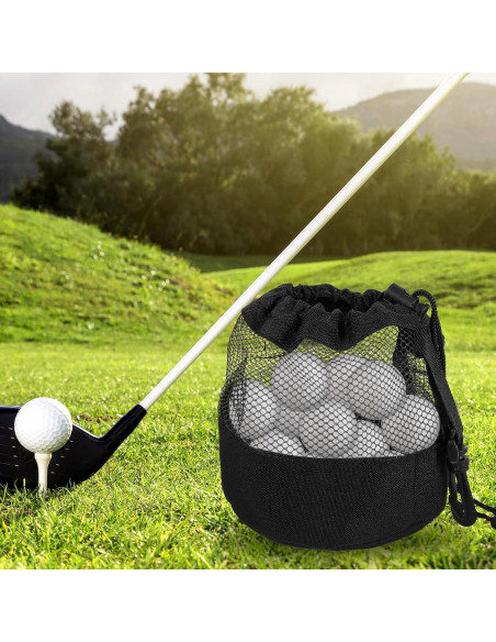 Bolsa de Almacenamiento para Pelotas de Golf Ymapinc 2 Piezas