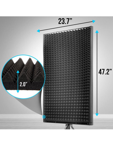 Panel de Aislamiento de Sonido Pyle PSIP24 - 120x60 cm