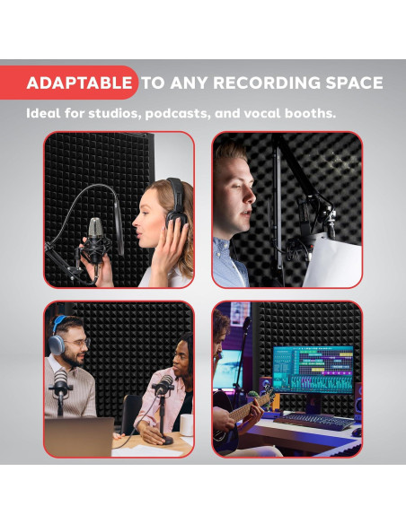 Panel de Aislamiento de Sonido Pyle PSIP24 - 120x60 cm