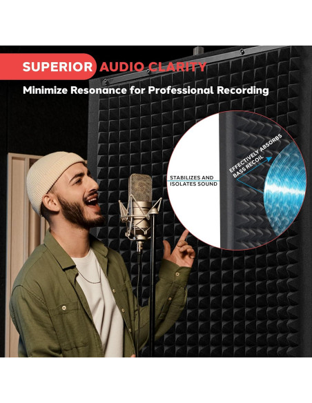 Panel de Aislamiento de Sonido Pyle PSIP24 - 120x60 cm