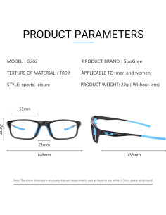 Gafas de Deporte SooGree Ajustables para Miopía 2