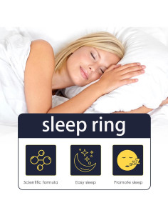 Anillo Antisnoring Oro - Acupresión Magnética Unisex 2