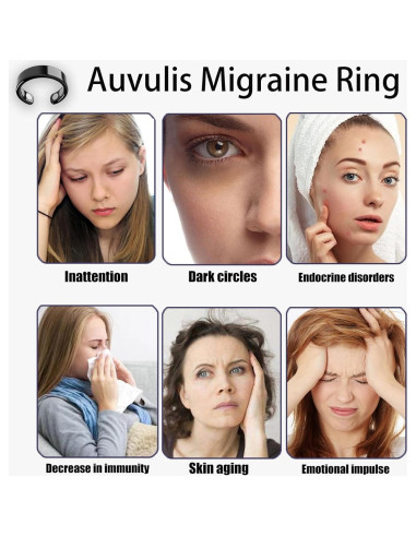 Anillo Antisnoring Oro - Acupresión Magnética Unisex