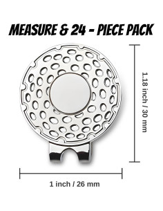24 Clips Magnéticos para Gorras de Golf BSTWARM con Sujetador 2