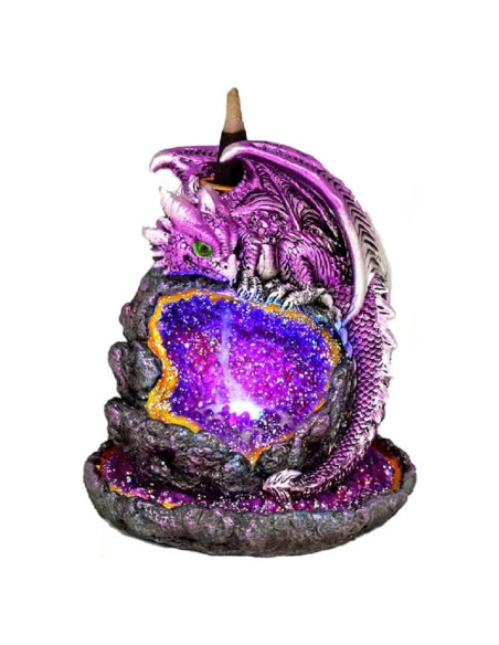 Horno de Incienso de Cono Retroceso Divino Púrpura 15.24 cm