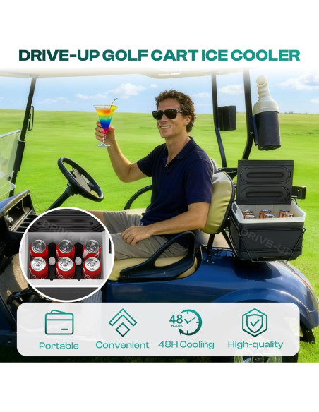 Enfriador de Carro de Golf Drive-up con Soporte de Montaje