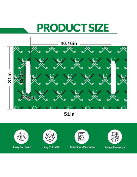 Fundas de Asiento para Carritos de Golf Airclub 139.7x81.3cm