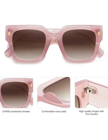 Gafas de sol grandes SOJOS SJ2194 UV400 para mujeres